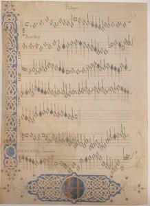 Page from the Casanatense manuscript